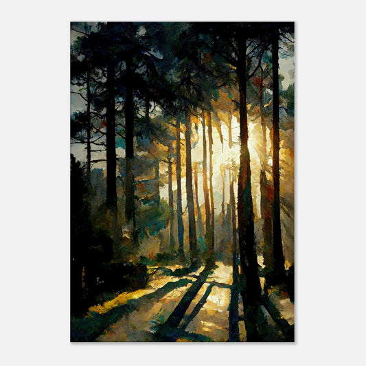 Pine Forest Sunrise I - Canvas