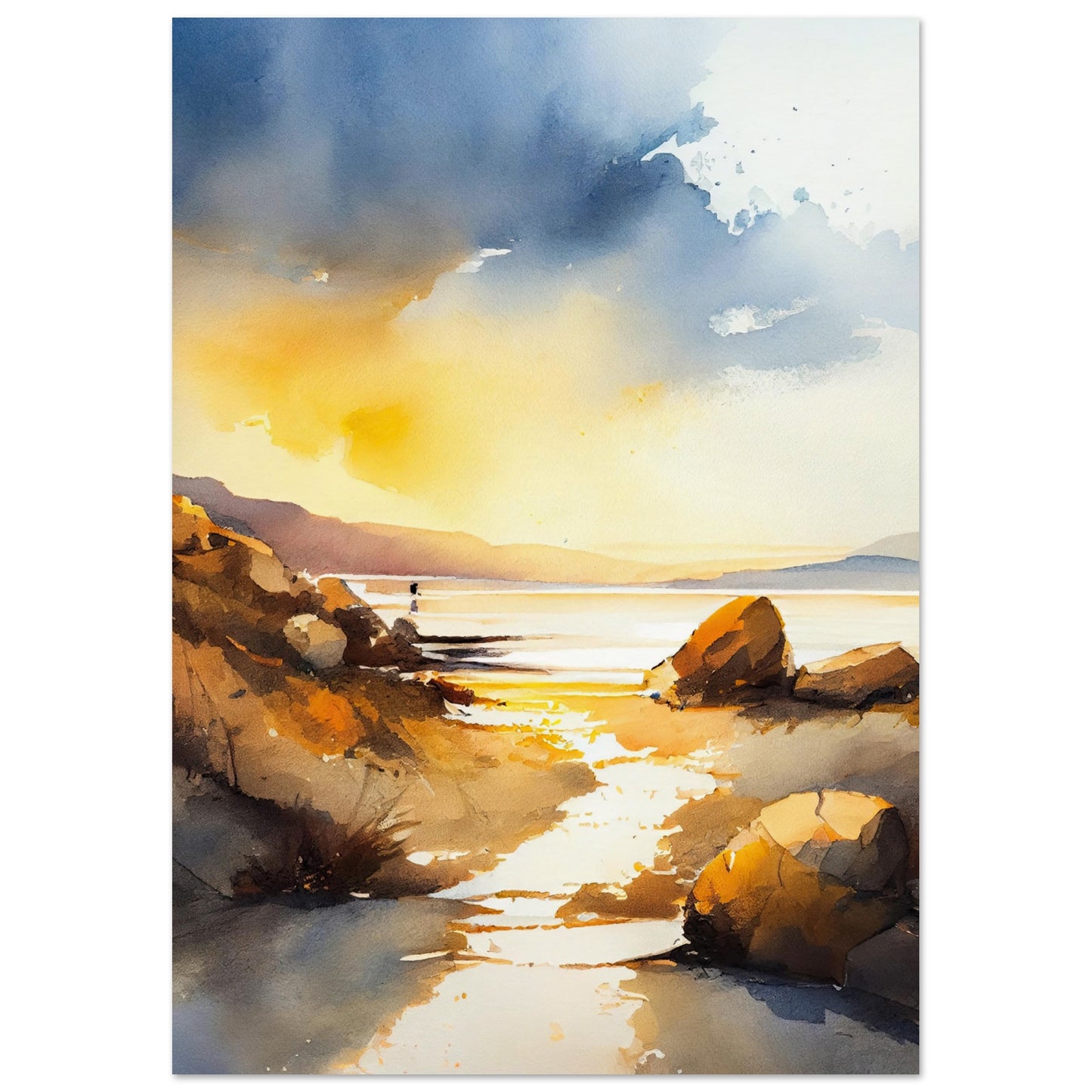 Traigh Mhor Sunset II - Unframed Print