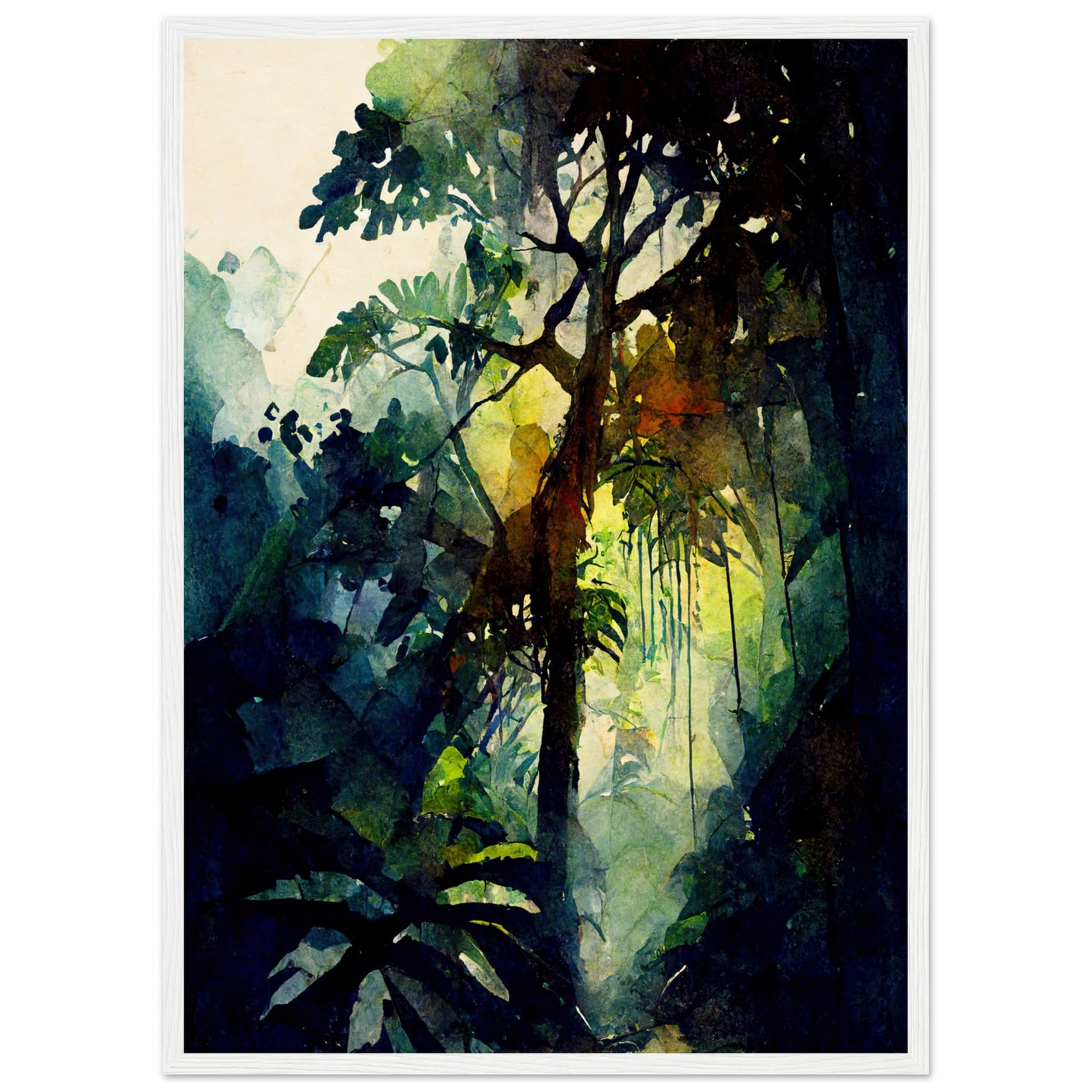 Deep in the Daintree I - Wooden Framed Poster