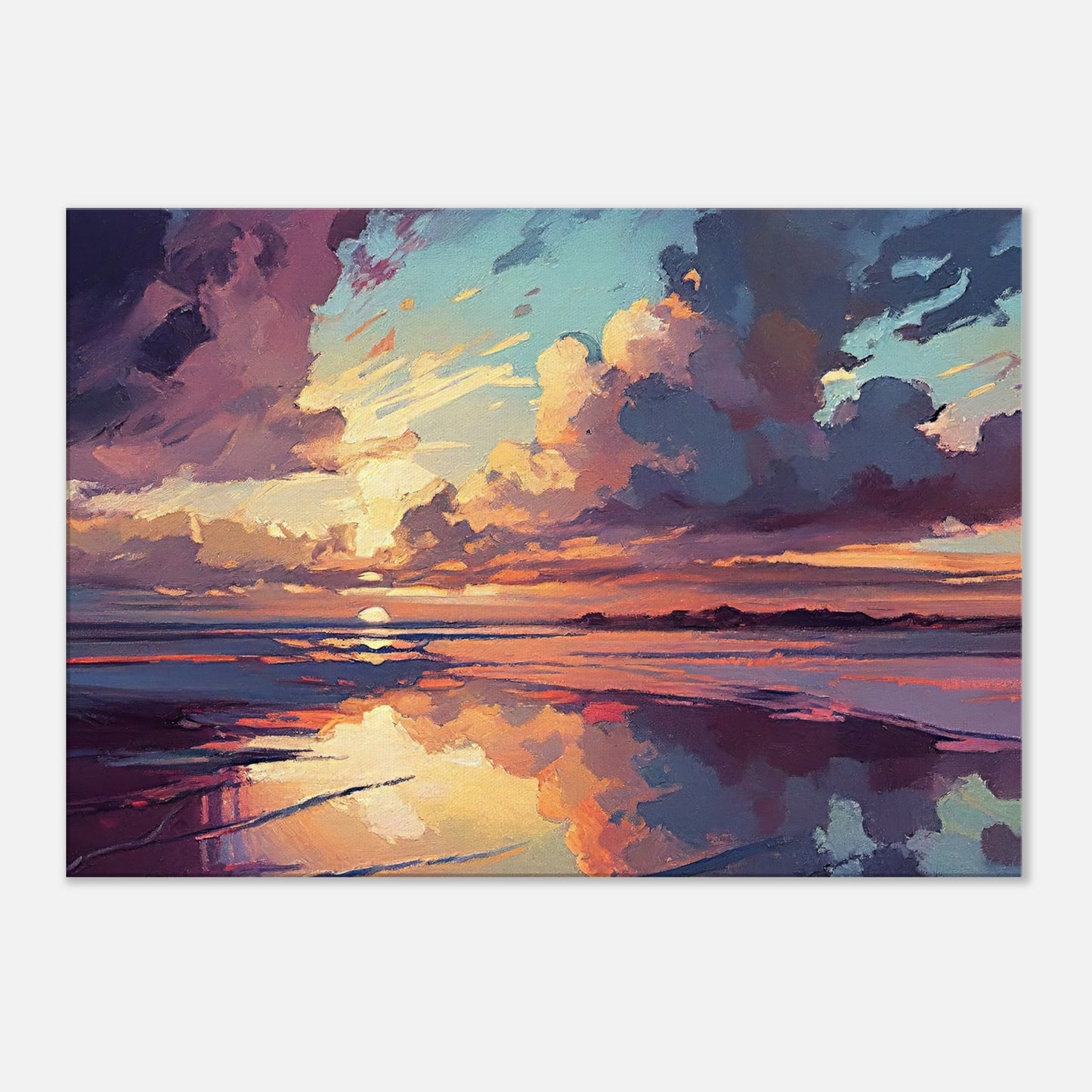 Amethyst Sunset I - Canvas Wall Art