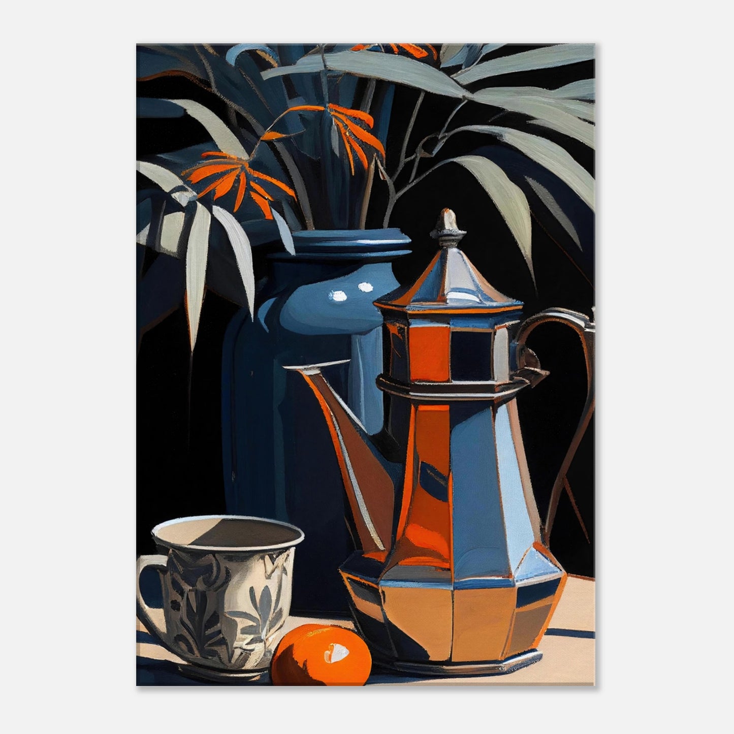 Coffee Pot Reflections - Canvas