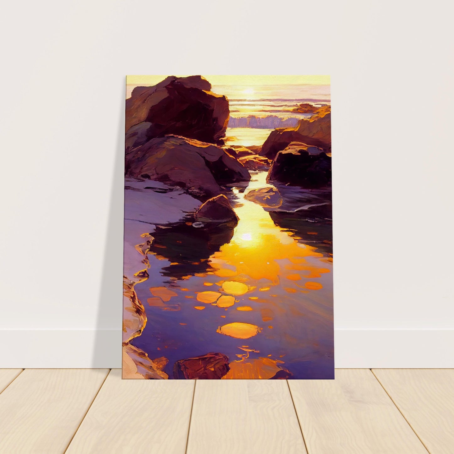 Shimmering Rockpool I - Canvas