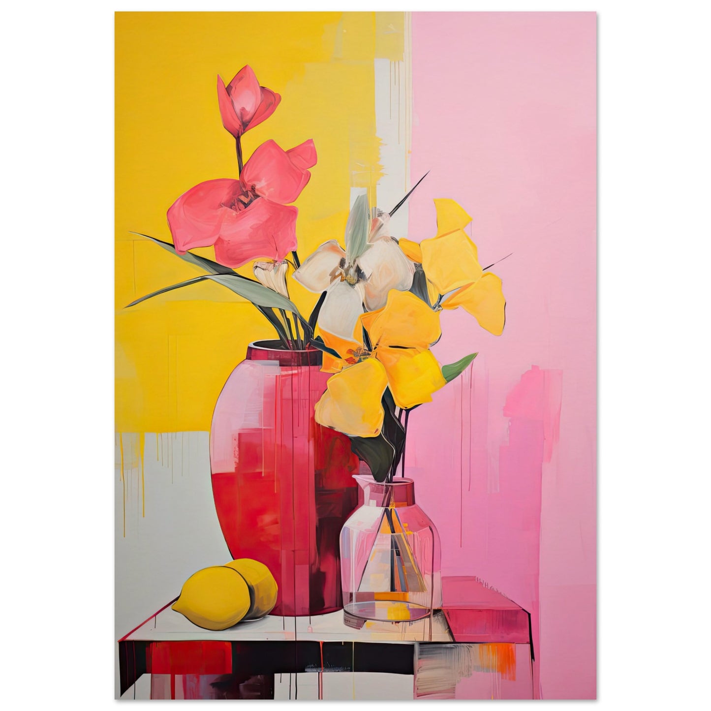 Radiant Blooms I - Unframed Print