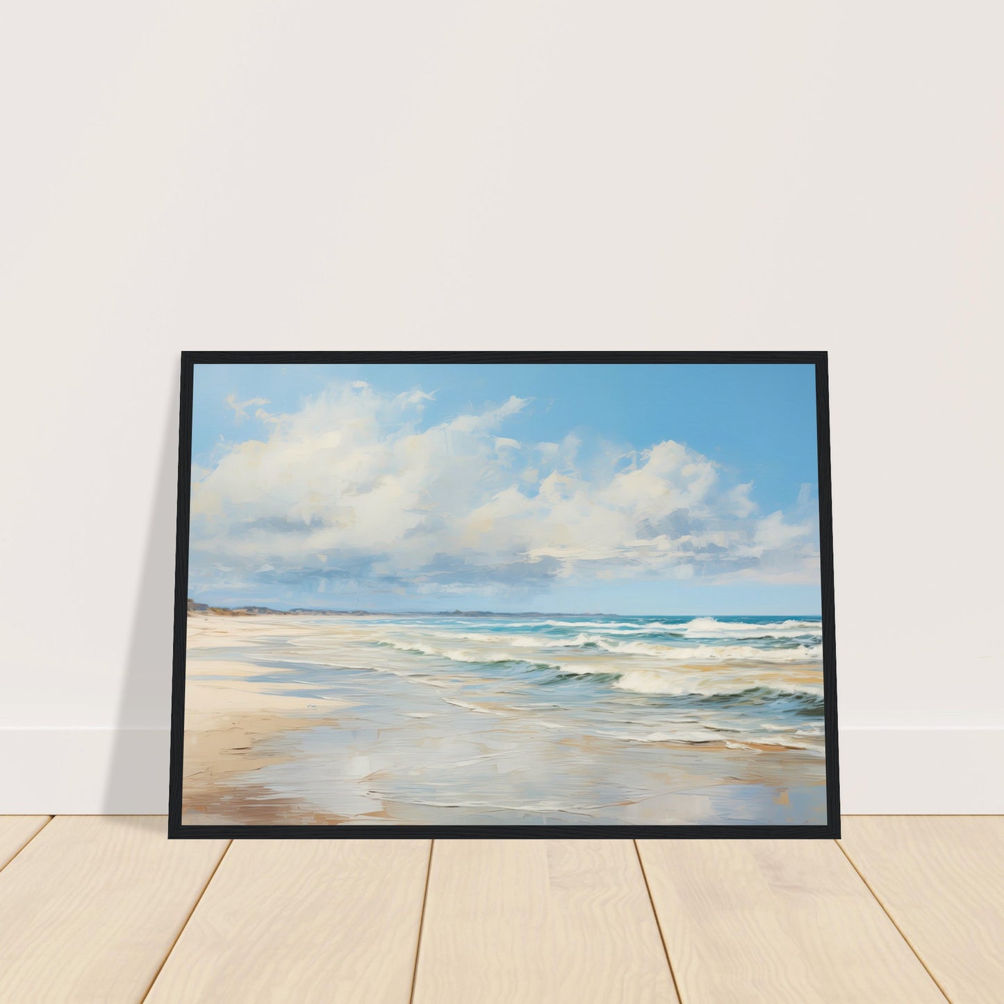 Silvered Tide III - Wooden Framed Print