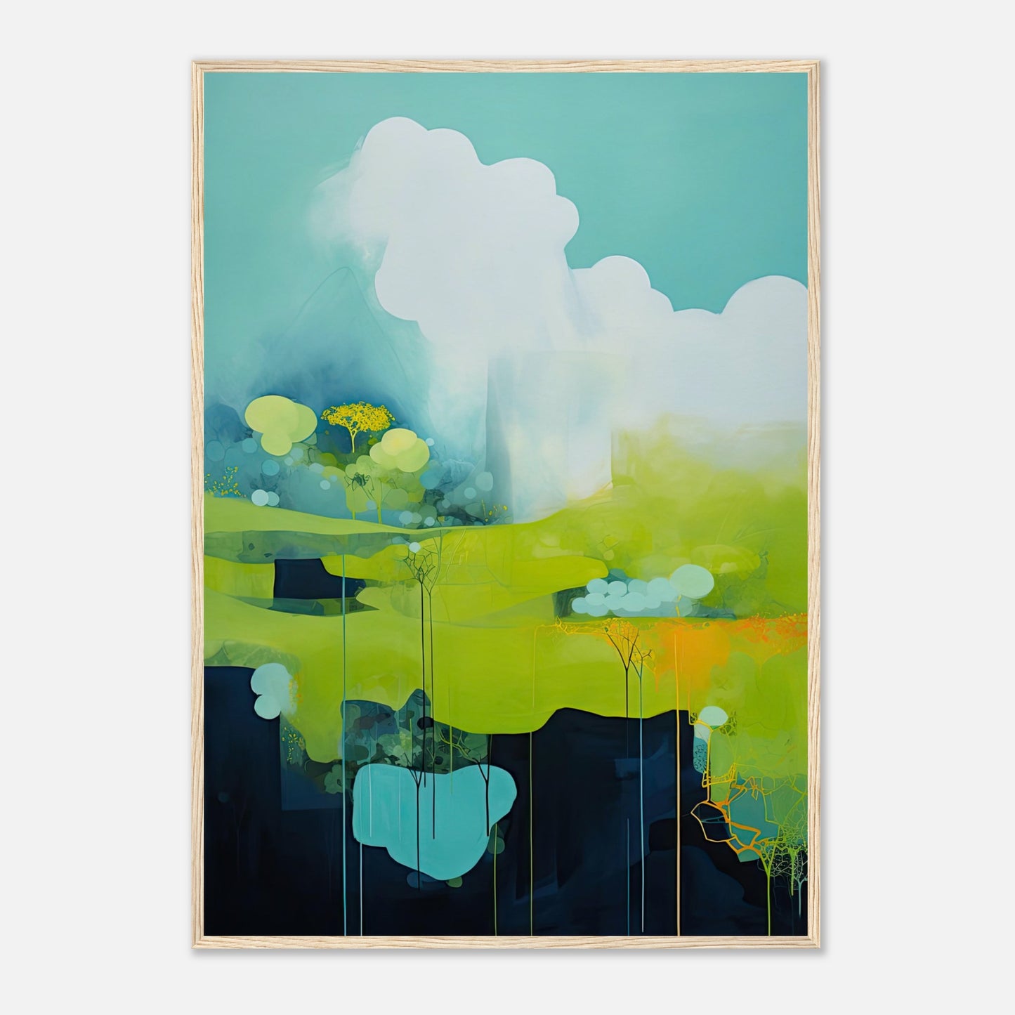 Portentous Skies II - Wooden Framed Print