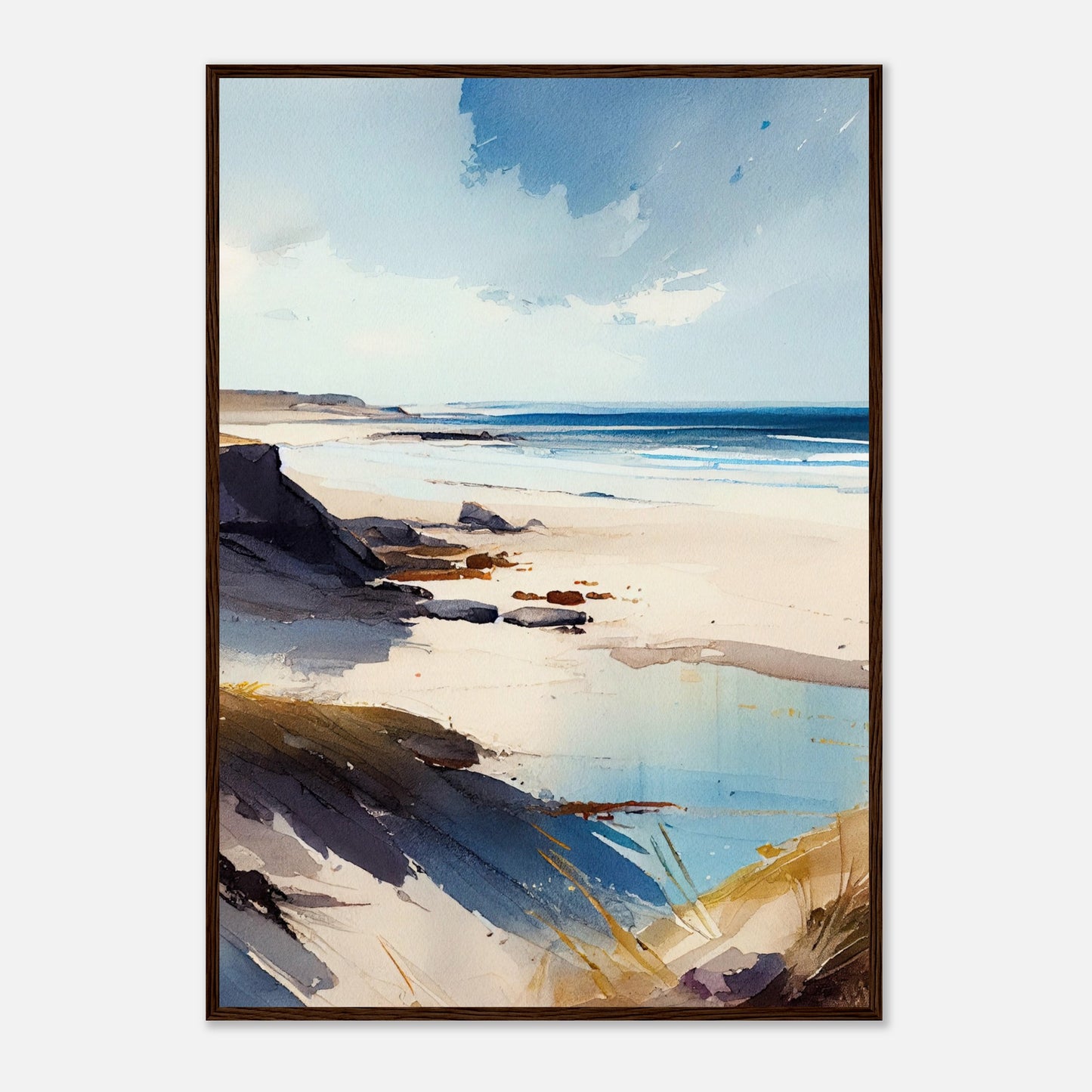 Arisaig Air I - Wooden Framed Print