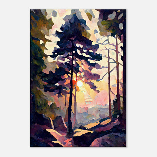 Pink Winter Morning I - Canvas