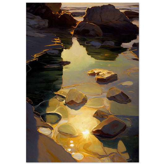 Shimmering Rockpool II - Unframed Print