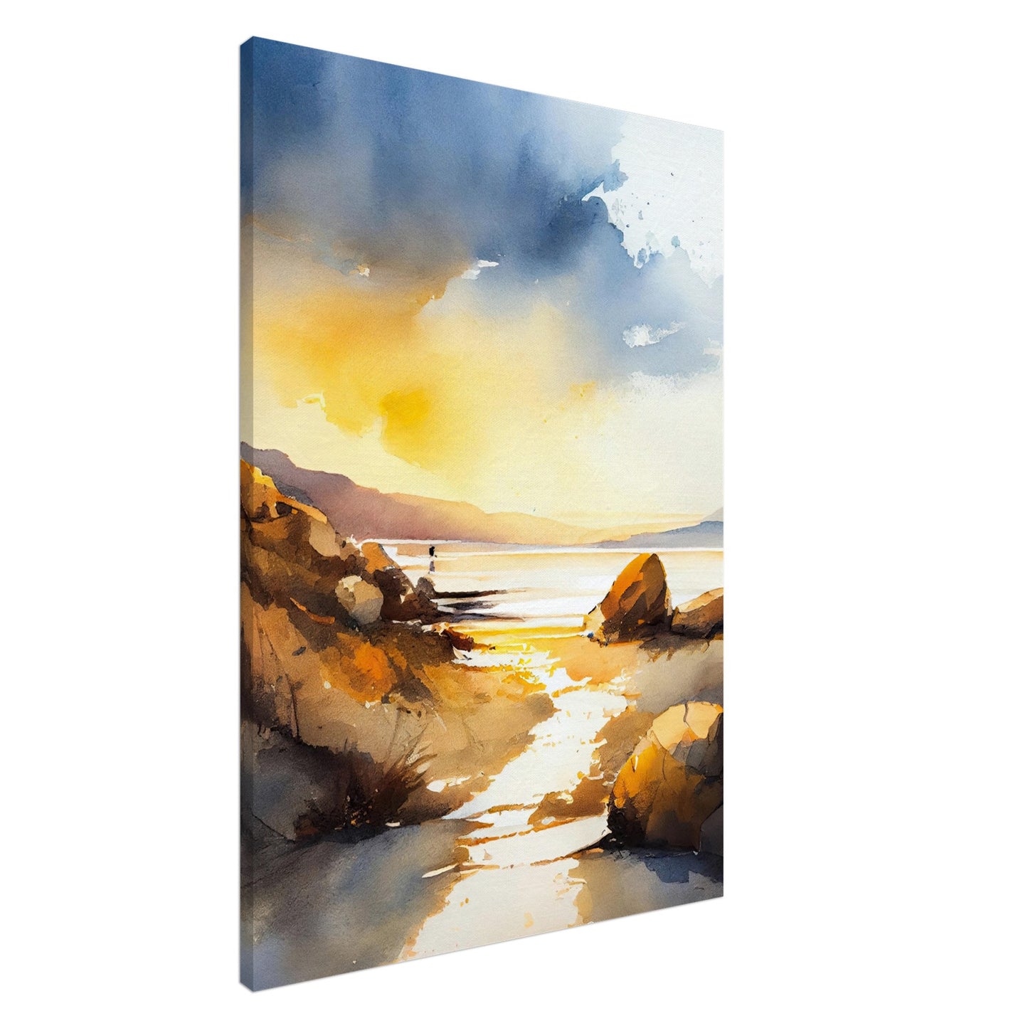 Traigh Mhor Sunset II - Canvas Art
